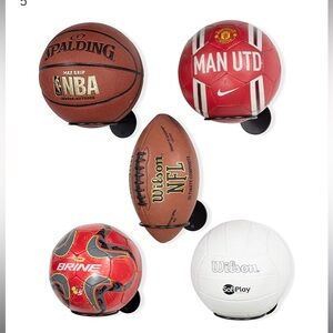 Ball Rack for Wall, Silver